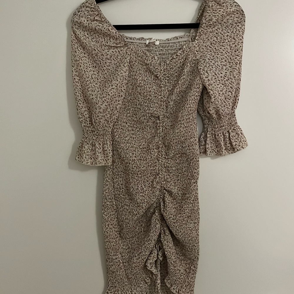 Flower bodycon dress